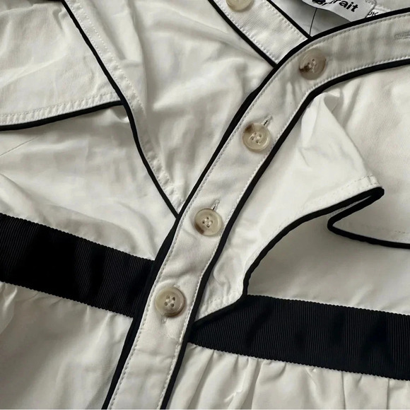 Self-Portrait White Ruffle Dress - Picture 8 of 11